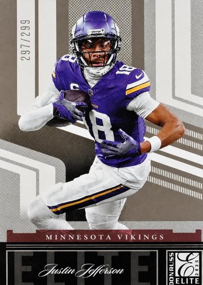 Justin Jefferson 2025 Panini Donruss Elite 2007 Elite /299