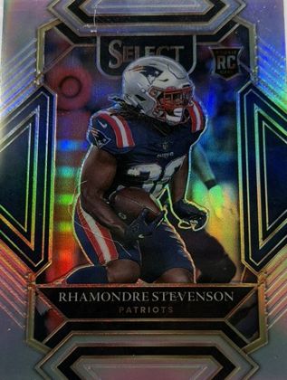 Rhamondre Stevenson 2021 Panini Select Club Level Silver Prizm