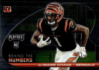 Ja'Marr Chase 2021 Panini Playoff Behind the Numbers