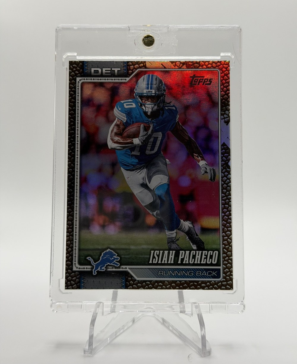 Isiah Pacheco 2026 Topps front
