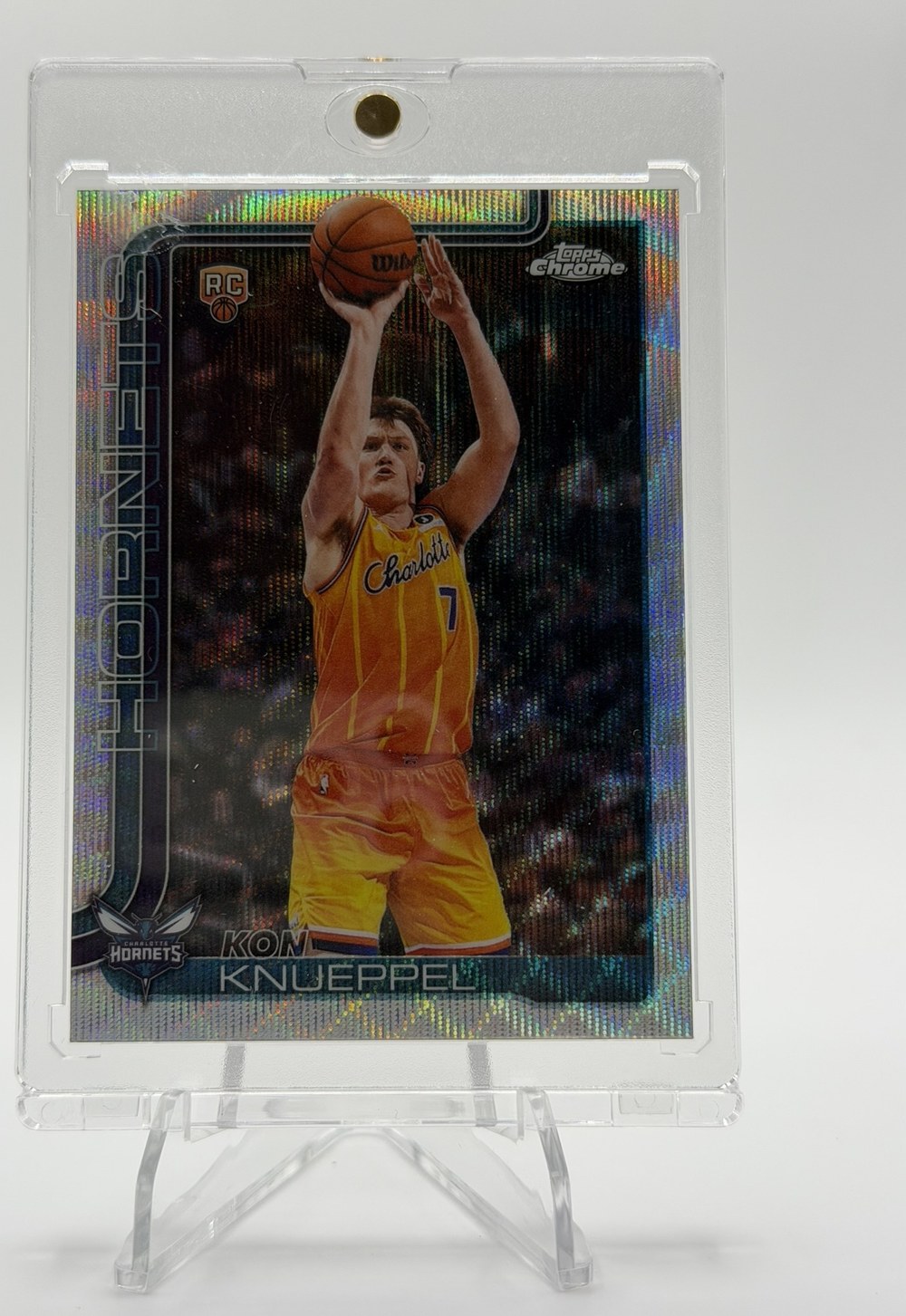 Kon Knueppel 2025 Topps Chrome front