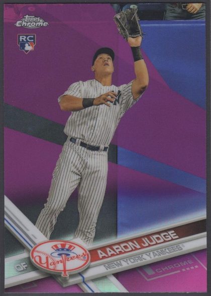 Aaron Judge 2017 Topps Chrome Pink Refractor