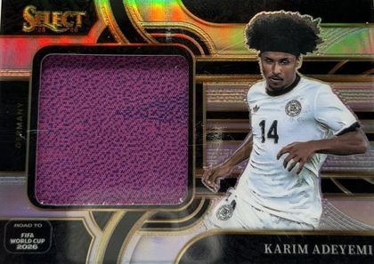 Karim Adeyemi 2025 Panini Select Road to FIFA World Cup 2026 Jumbo Swatches