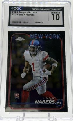 Malik Nabers 2024 Topps Chrome