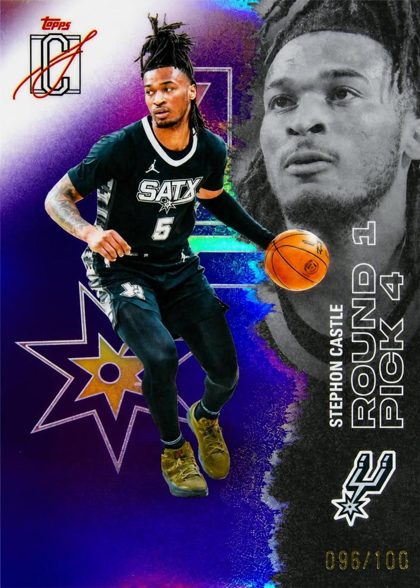 Stephon Castle 2026 Topps Signature Class Purple /100