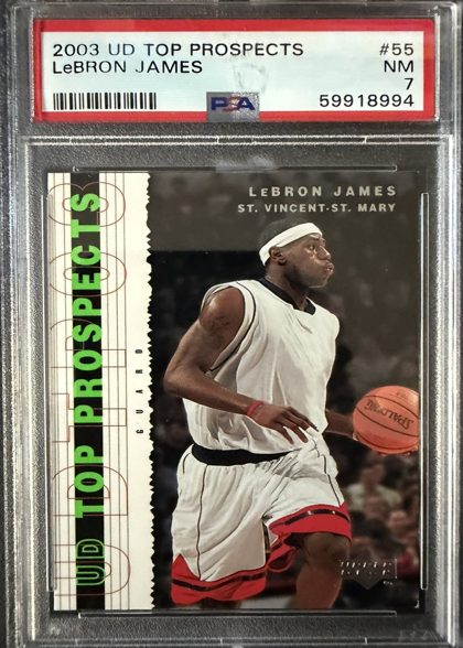 LeBron James 2003 Upper Deck Top Prospects
