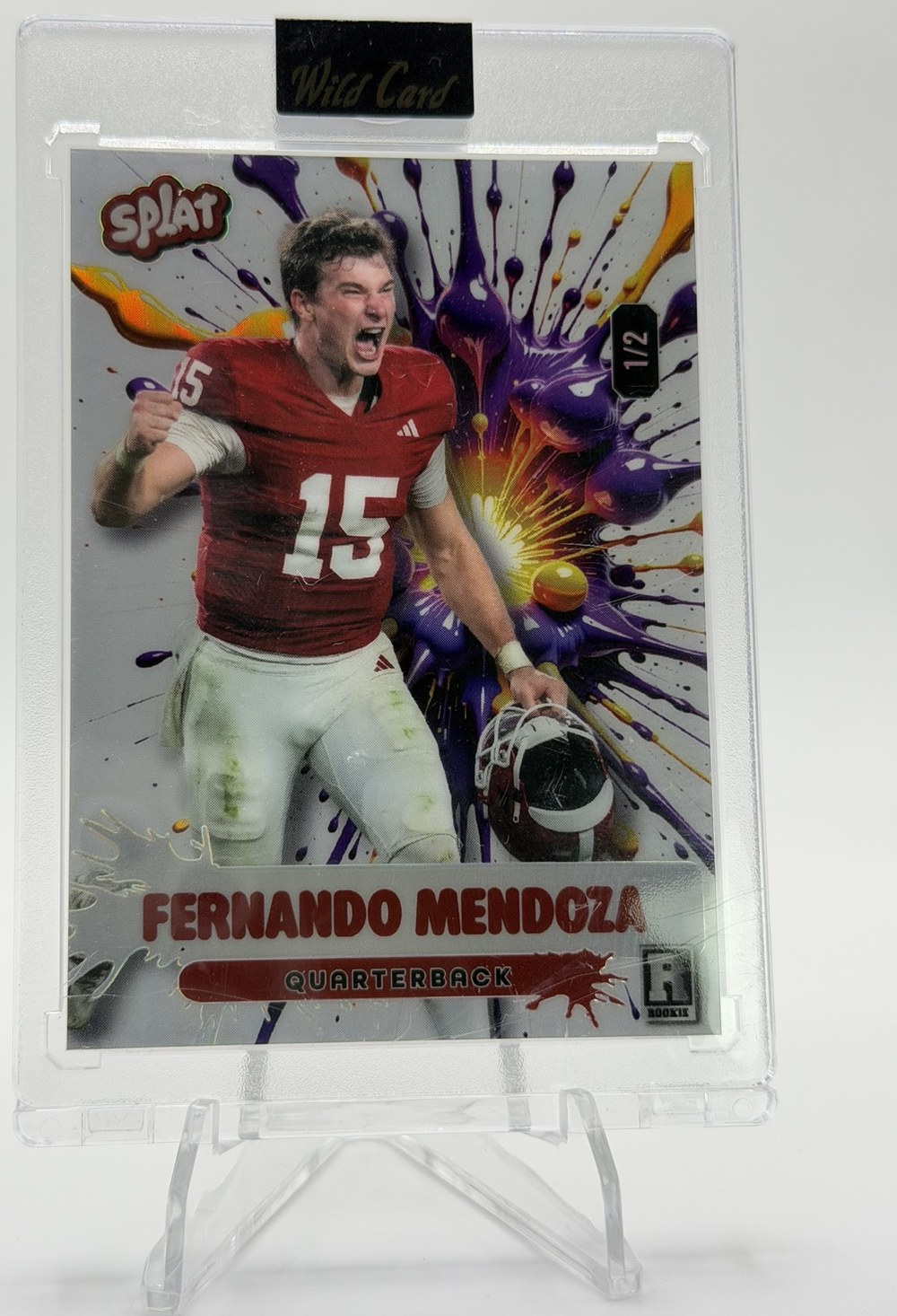 Fernando Mendoza 2026 Wild Card Splat front