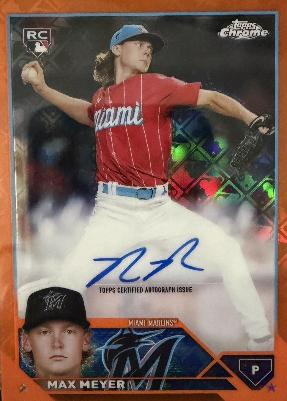 Max Meyer 2023 Topps Chrome front