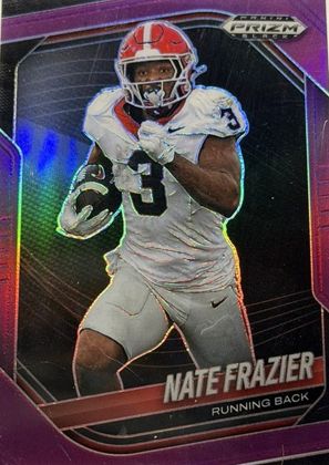 Nate Frazier 2025 Panini Prizm Black Purple Prizm /99