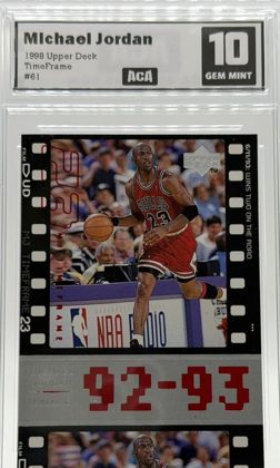 Michael Jordan 1998 Upper Deck MJ TimeFrame