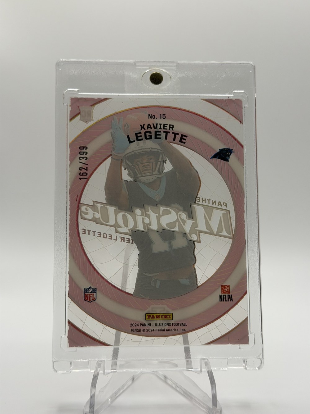 Xavier Legette 2024 Panini Illusions back