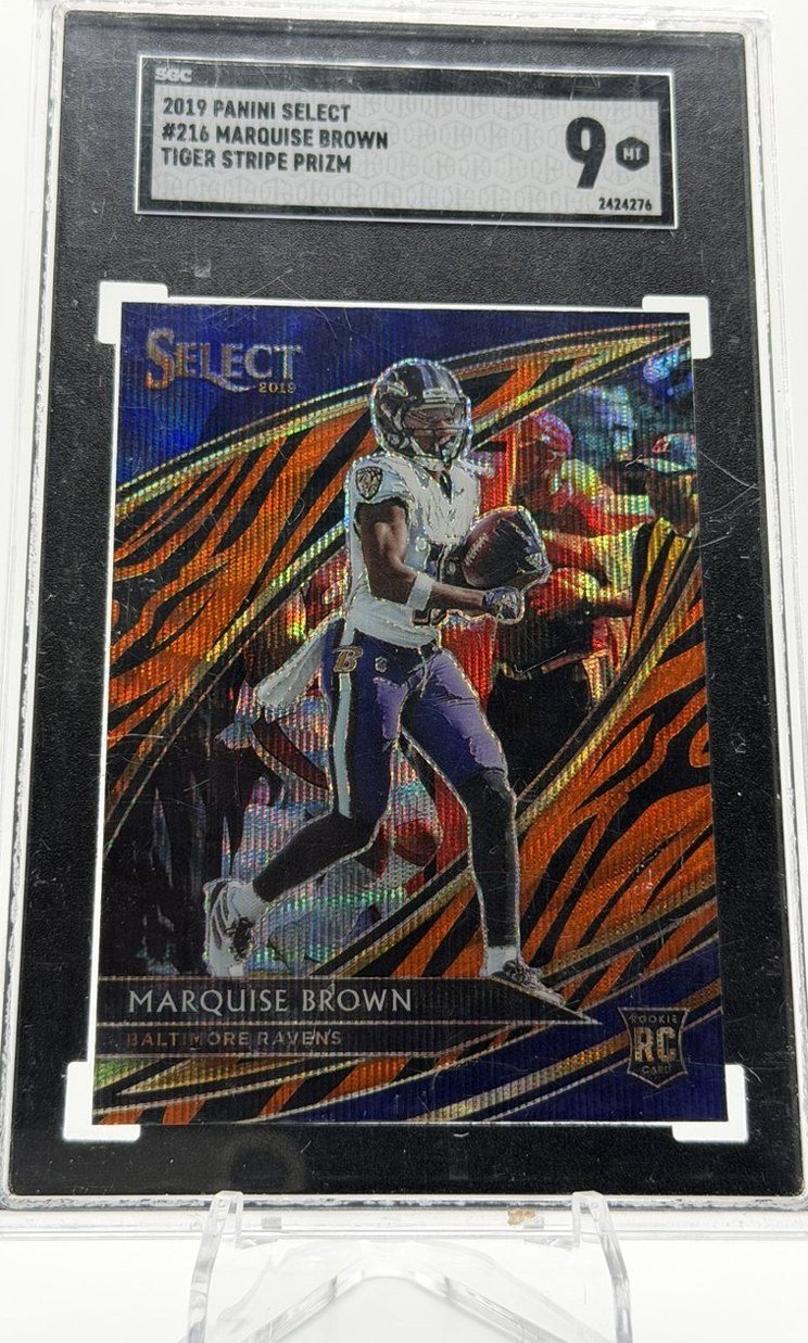 Marquise Brown 2019 Panini Select front