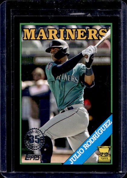Julio Rodriguez 2023 Topps Update 1988 Topps Black /299
