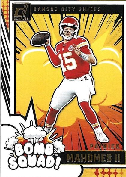 Patrick Mahomes II 2024 Panini Donruss Bomb Squad