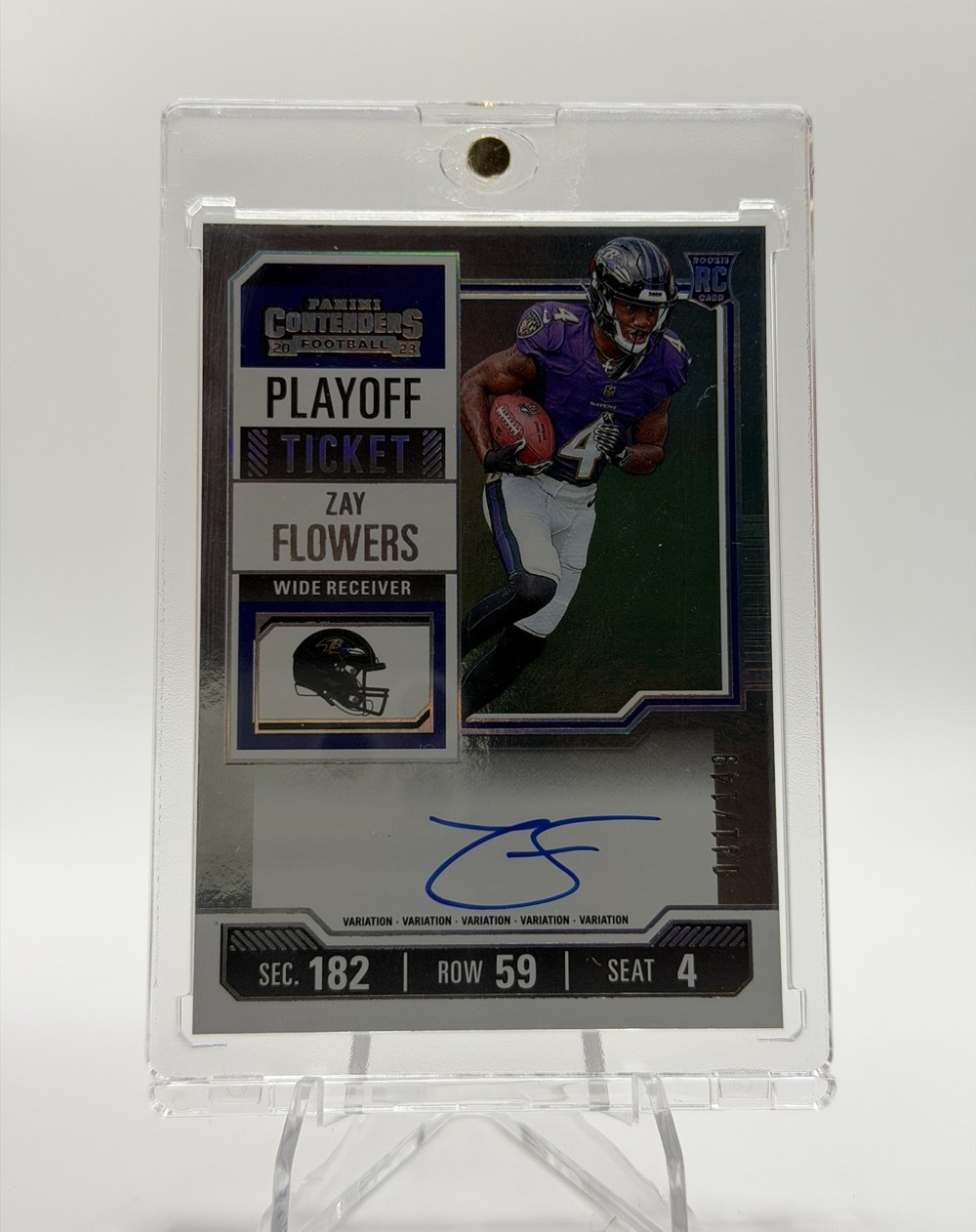 Zay Flowers 2023 Panini Contenders front
