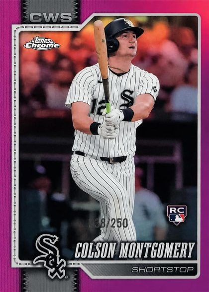 Colson Montgomery 2026 Topps Chrome Pink Refractor /250