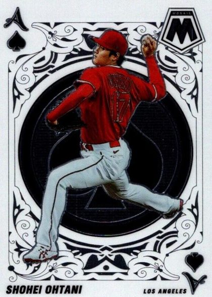 Shohei Ohtani 2022 Panini Mosaic Aces Silver Mosaic
