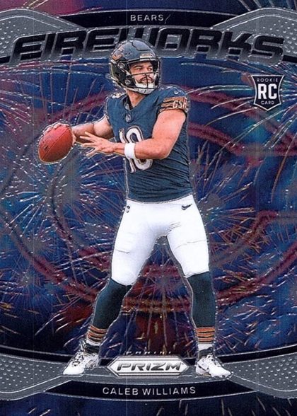 Caleb Williams 2024 Panini Prizm Fireworks