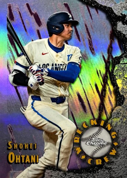 Shohei Ohtani 2026 Topps Chrome Wrecking Crew