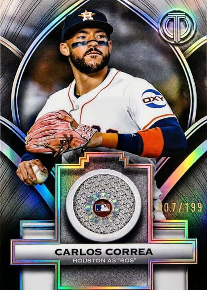 Carlos Correa 2026 Topps Tribute Stamp of Approval Relic /199