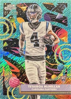 Tetairoa McMillan 2025 Topps Chrome Color Match /199