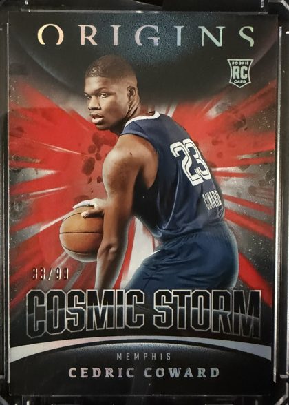 Cedric Coward 2025 Panini Origins Cosmic Storm /99