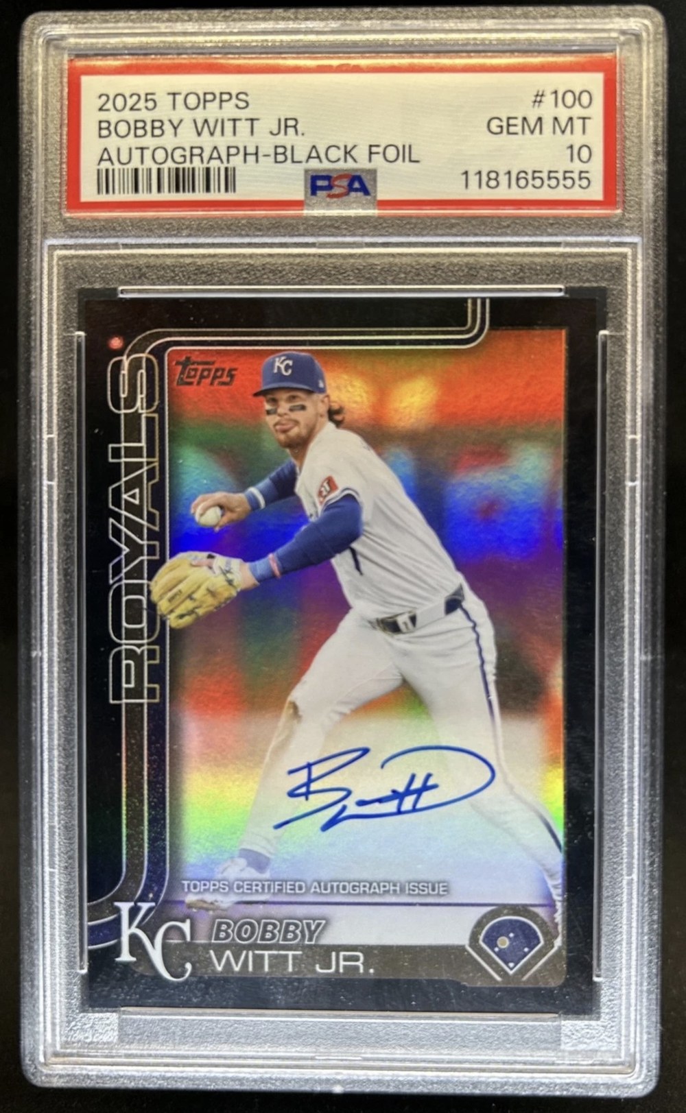 Bobby Witt Jr. 2025 Topps front