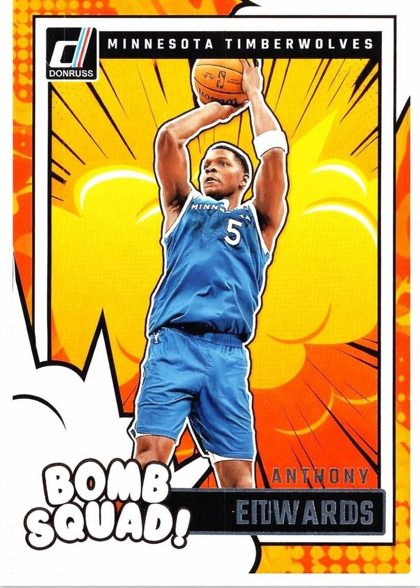 Anthony Edwards 2024 Panini Donruss Bomb Squad