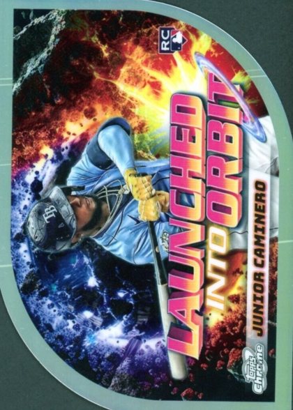 Junior Caminero 2024 Topps Cosmic Chrome Launched Into Orbit