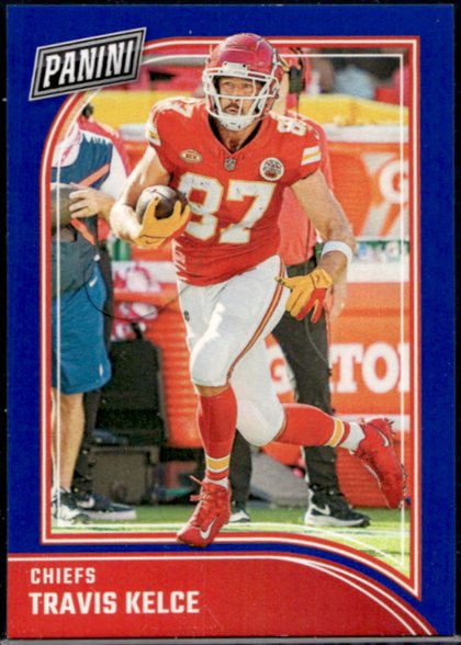Travis Kelce 2024 Panini Black Friday Blue /50