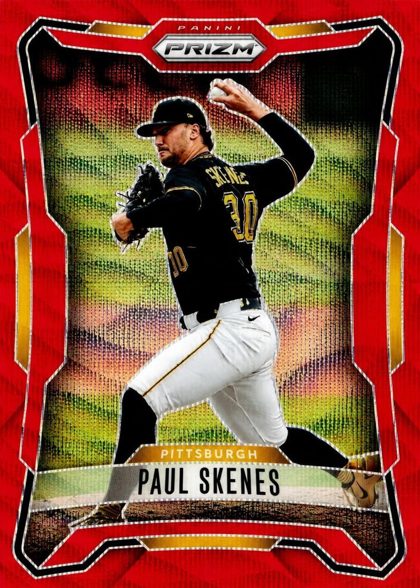 Paul Skenes 2026 Panini Prizm Ruby Wave Prizm