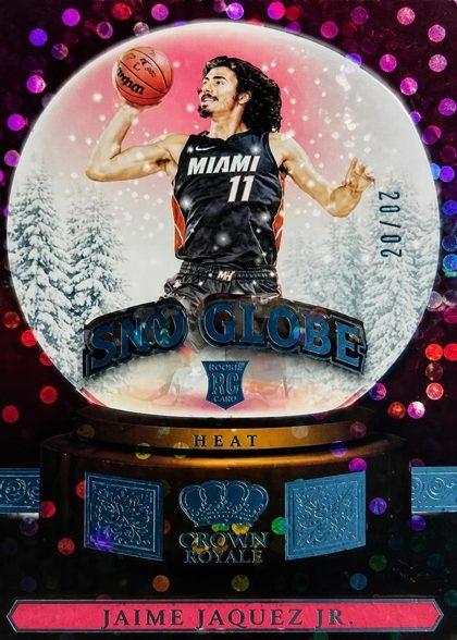 Jaime Jaquez Jr. 2023 Panini Crown Royale Sno Globe Blue /75