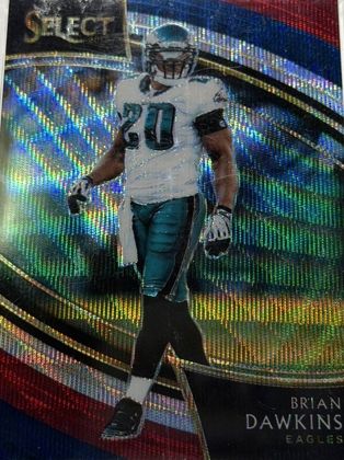 Brian Dawkins 2018 Panini Select Field Level Tri-Color Prizm /99