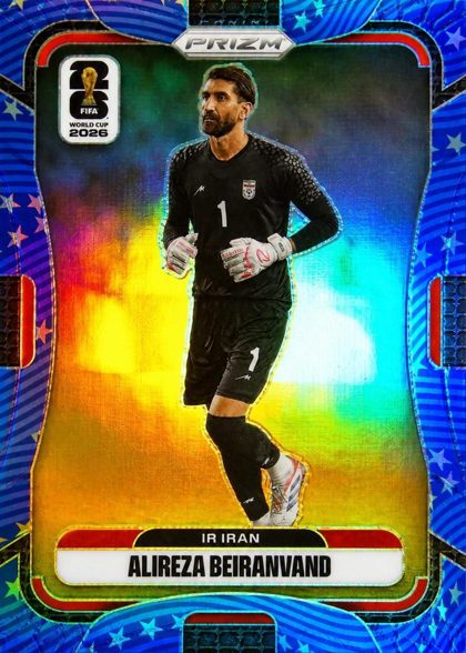 Alireza Beiranvand 2026 Panini Prizm FIFA World Cup Old Glory /94