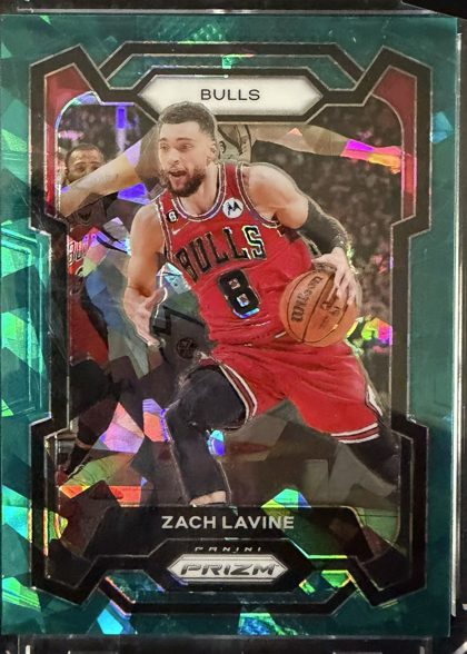 Zach LaVine 2023 Panini Prizm Teal Ice /225