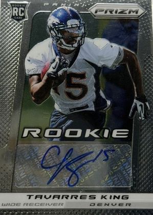 Tavarres King 2013 Panini Prizm Rookie Autographs