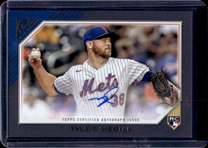Tylor Megill 2022 Topps Gallery Rookie Autographs