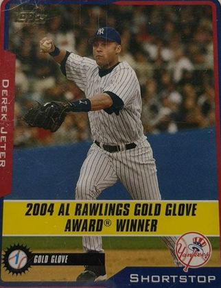 Derek Jeter 2005 Topps Gold Glove
