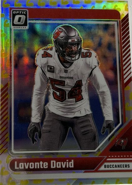 Lavonte David 2024 Donruss Optic Flex Emoji Prizm /149