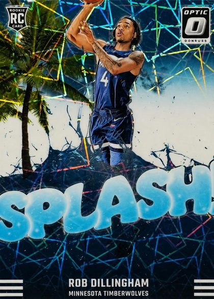 Rob Dillingham 2024 Donruss Optic Splash! White Velocity /59