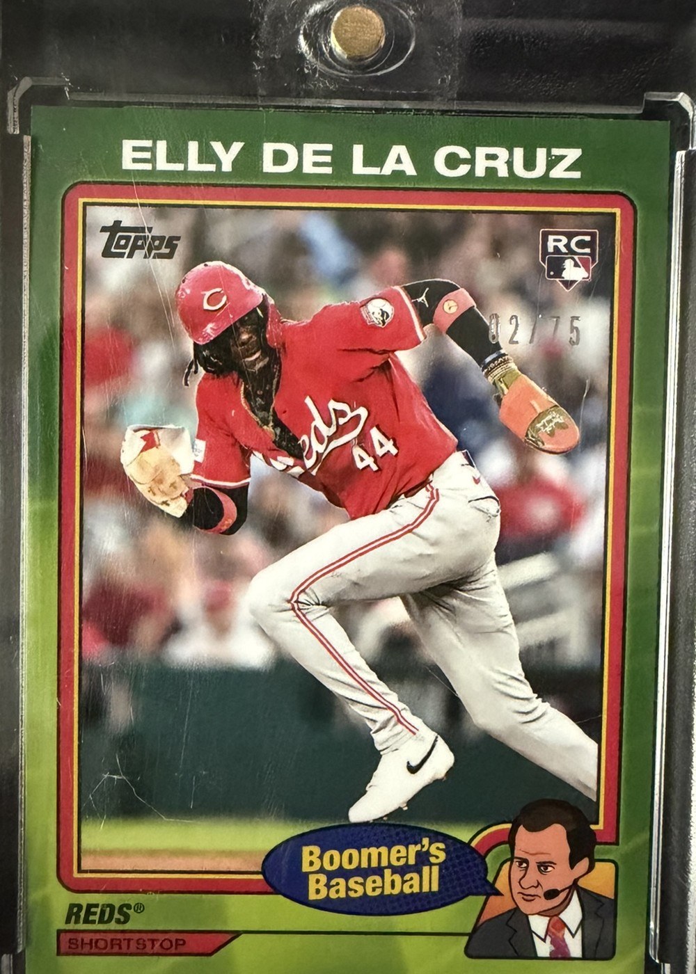 Elly De La Cruz 2024 Topps Boomer's Baseball Green /75
