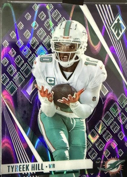Tyreek Hill 2023 Panini Phoenix Purple /125