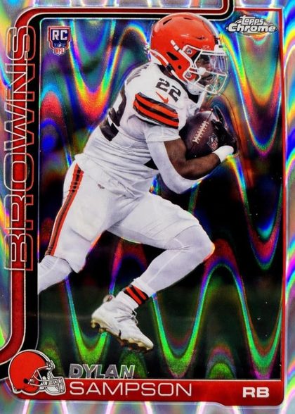 Dylan Sampson 2025 Topps Chrome RayWave Refractor