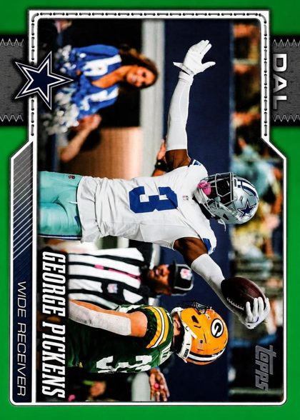 George Pickens 2026 Topps Green Holo Foil /99