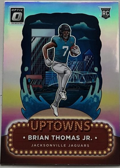 Brian Thomas Jr. 2024 Panini Donruss Optic Uptowns