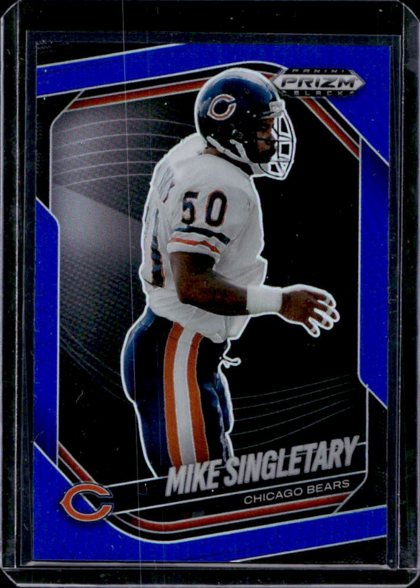 Mike Singletary 2025 Panini Prizm Black Blue /199