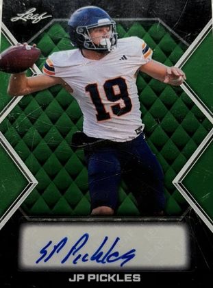 JP Pickles 2026 Leaf Paydirt Base Autographs Base Autographs Green