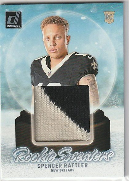 Spencer Rattler 2024 Donruss Rookie Holiday Sweater