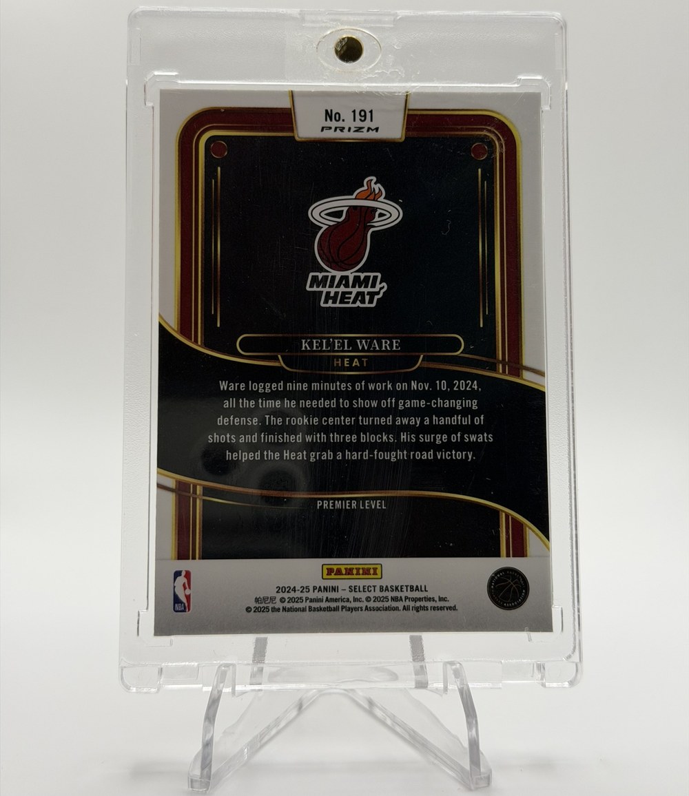 Kel'el Ware 2024 Panini Select back