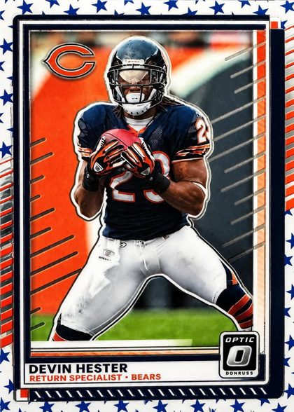 Devin Hester 2025 Donruss Optic Stars